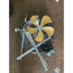 bộ phụ kiện chế quạt đường kính lồng 55cm cánh nhôm vàng  trục 12 KHÔNG MÔ TƠ
