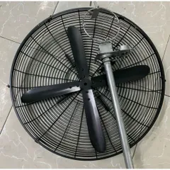 combo 3 món ( lồng,cánh ,thân quay  ) cho quạt công nghiệp lỗ trục 12mm đường kính lồng 70cm không mô tơ