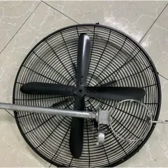 combo 3 món ( lồng,cánh ,thân quay  ) cho quạt công nghiệp lỗ trục 12mm đường kính lồng 70cm không mô tơ