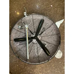 combo 3 món ( lồng,cánh ,thân quay  ) cho quạt công nghiệp lỗ trục 12mm đường kính lồng 70cm không mô tơ