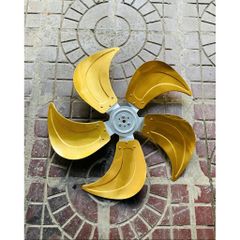 cánh nhôm 5 lá trục 12mm kt cánh 60cm lắp cho quạt công nghiệp chế đường kính lồng 70cm