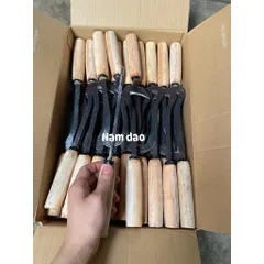 dao bóc vỏ quế khoanh vỏ quế thép xoắn dày dặn chắc chắn sắc bén