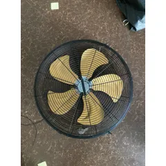 Bộ lồng -cánh đường kính lồng 55cm,cánh tai voi 5 lá nhôm vàng lỗ trục 12mm