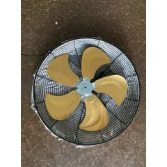 Bộ lồng -cánh đường kính lồng 55cm,cánh tai voi 5 lá nhôm vàng lỗ trục 12mm