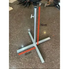 chân hộp vuông 4 càng siêu bền vững ống 34 cho quạt công nghiệp