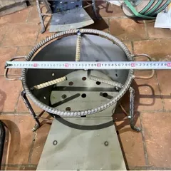 bếp củi không khói bếp củi đa năng size 35cm được làm từ thép xoắn xây dựng độ bền cao