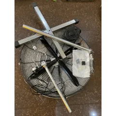bộ phụ kiện quạt đường kính lồng 55cm trục 12mm không mô tơ chân đứng ( tự chế thêm mô tơ máy giặt )