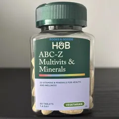 KHÔNG THUẦN CHAY - HSD [ 06/2027] - Viên uống bổ sung vitamin tổng hợp  Holland & Barrett 60 Viên