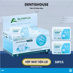 [ HÀNG CHÍNH HÃNG ] COMBO SIZE LỚN tăm chỉ nha khoa OLYMPUS. Lốc 12 hộp tặng 1 túi. Tăm chỉ nha khoa VIỆT NAM chính hãng