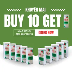[ COMBO 10 HỘP ] SIZE NHỎ VINON Tặng 1 hộp tổng 1100pcs Tăm nhựa VINON cao cấp sản phẩm vệ sinh răng miệng hàng Việt Nam