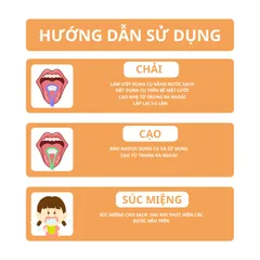 Bàn cạo lưỡi HARIKA - Dụng cụ cạo lưỡi vệ sinh răng miệng silicon - Sản phẩm vệ sinh răng miệng hàng Việt Nam.