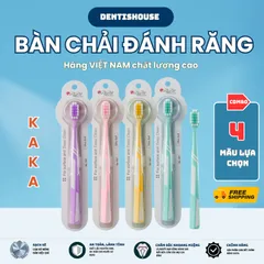 [ HÀNG VIỆT NAM ] COMBO 4 CHIẾC BÀN CHẢI ĐÁNH RĂNG LÔNG MỀM KAKA - SẢN PHẨM VỆ SINH RĂNG MIỆNG, LÀM SẠCH SÂU HIỆU QUẢ.