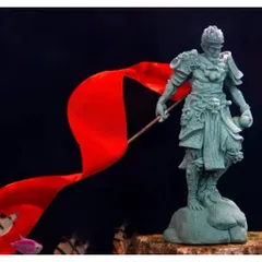 Tượng wukong - Tôn ngộ không đá sa thạch trang trí tiểu cảnh,bể cá… cao 21,5cm