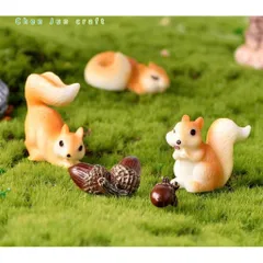 Bộ mô hình đàn sóc cute bằng nhựa - trang trí tiểu cảnh,bàn học,bàn làm việc,taplo ô tô…