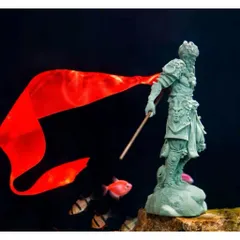 Tượng wukong - Tôn ngộ không đá sa thạch trang trí tiểu cảnh,bể cá… cao 21,5cm