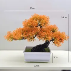 Cây tùng bon sai bằng nhựa trang trí phòng kích thước 26*24cm
