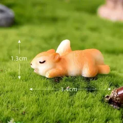 Bộ mô hình đàn sóc cute bằng nhựa - trang trí tiểu cảnh,bàn học,bàn làm việc,taplo ô tô…