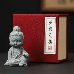 🙏 Bộ Tượng Mini Địa Tạng Vương Bồ Tát – Phật Tổ – Quan Âm | Decor Thiền Tĩnh Thanh Nhã 🙏 bằng đá sa thạch