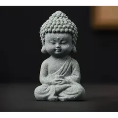 🙏 Bộ Tượng Mini Địa Tạng Vương Bồ Tát – Phật Tổ – Quan Âm | Decor Thiền Tĩnh Thanh Nhã 🙏 bằng đá sa thạch