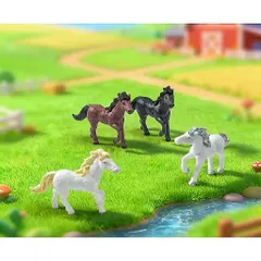 Mô hình ngựa trang trí deco siêu đẹp bằng nhựa kích thước 7.5*5.5cm