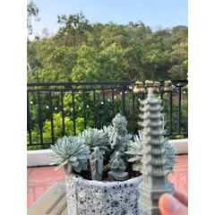 Tháp bằng đá sa thạch cao 13,5cm