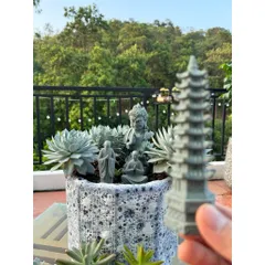 Tháp bằng đá sa thạch cao 13,5cm