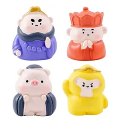 Bộ mô hình Tây Du Ký mini dễ thương trang trí 2.8x2.4 cm
