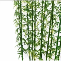 Combo  4 Cây tre nhỏ bằng nhựa trang trí tiểu cảnh,bể cá kích thước cao 7-15cm