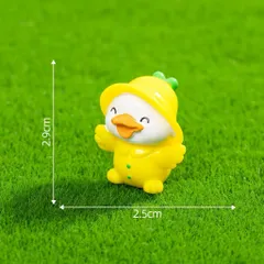 🐥 Set Mô Hình Vịt Mini Cosplay Siêu Cute – Trang Trí Bàn Học, Tiểu Cảnh, Terrarium