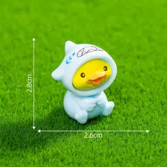 🐥 Set Mô Hình Vịt Mini Cosplay Siêu Cute – Trang Trí Bàn Học, Tiểu Cảnh, Terrarium