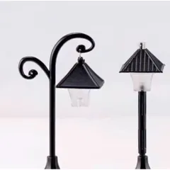💡 Đèn đường mini trang trí tiểu cảnh – Đèn decor mô hình sân vườn kích thước 14,5*8,3cm