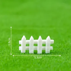 Combo 2 hàng rào mini trang trí tiểu cảnh – Phụ kiện decor chậu cây kích thước 3,3*1,8cm