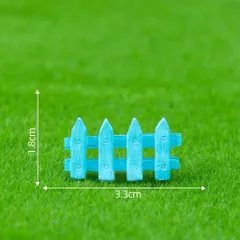 Combo 2 hàng rào mini trang trí tiểu cảnh – Phụ kiện decor chậu cây kích thước 3,3*1,8cm