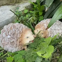 MÔ HÌNH NHÍM TRANG TRÍ SÂN VƯỜN BẰNG NHỰA – SIZE LỚN 18CM 🦔