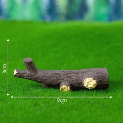 Bà già vui vẻ ôm mèo ngồi gốc cây kích thước 6,5*3,5 cm trang trí