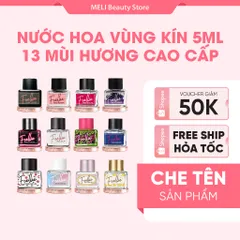 Nước Hoa Vùng Kín hương thơm sang trọng Foellie 5ml Chính Hãng Hàn Quốc | 13 Mùi Hương Cao Cấp, Lưu Hương Lâu