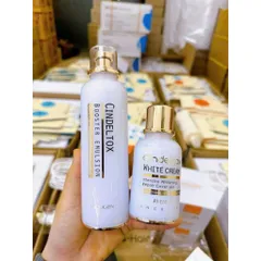 Kem dưỡng và huyết tương trắng da CindelTox White Cream 50ml