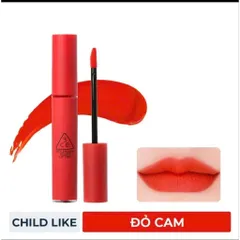 Son 3CE Chilike màu đỏ cam mềm mại như nhung