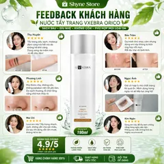 Nước Tẩy Trang Orico Vxebra 190ml - Giải Pháp Làm Sạch Cho Mọi Loại Da, Không Chứa Cồn, Giúp Dưỡng Ẩm và Bảo Vệ Da Khỏe Mạnh