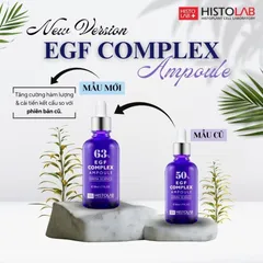 Serum Histolab 63% EGF Complex Ampoule - Tinh Chất Trẻ Hoá Da Chông Lão Hoá 50ml, Phục Hồi Da Mịn Màng, Giảm Nhăn Tích Cực