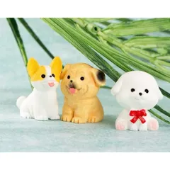 Mô Hình Chó Mini Siêu Dễ Thương Trang Trí – Decor Bàn Học, Tiểu Cảnh, Terrarium kích thước khoảng 3.2 *2 cm