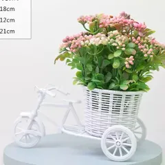 Xe đạp chở hoa siêu đẹp kích thước 18*12*21 cm trang trí,deco