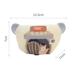Chậu deco mèo và cáo dễ thương chất liệu Resin cao cấp- trồng sen đá,xương rồng,làm hộp bút,deco phòng,làm quà tặng…