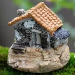 🏡 Mô Hình Nhà Cổ Mini Trang Trí Tiểu Cảnh – Nhà Làng Quê Mini kích thước 4.2*3,5cm