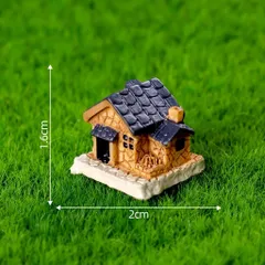 🏡 Mô Hình Nhà Cổ Mini Trang Trí Tiểu Cảnh – Nhà Làng Quê Mini kích thước 4.2*3,5cm