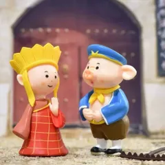 Mô Hình Mini Tây Du Ký 5 Nhân Vật thầy trò Đường Tăng Cute – Decor Taplo Ô Tô, Bàn Làm Việc…