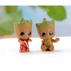 🌱 Mô Hình Mini Groot Siêu Dễ Thương – Decor Bàn Học, Kệ Sách,trang trí tiểu cảnh