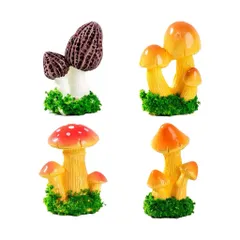Mô hình nấm deco tiểu cảnh bằng resin cao cấp kích thước khoảng 3.6*2.6cm