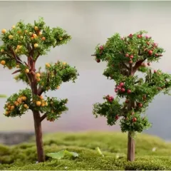 Cây mini trang trí tiểu cảnh nhiều mẫu kích thước khoảng 6,5*5cm,5.9*5cm