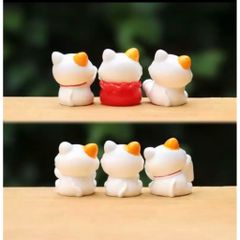 Mèo may mắn mini siêu dễ thương kích thước 1.7 *2.4 cm